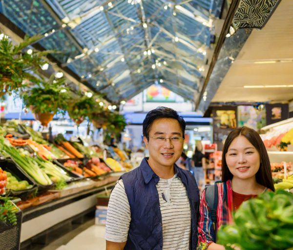 Shopping at San Jose Market Center